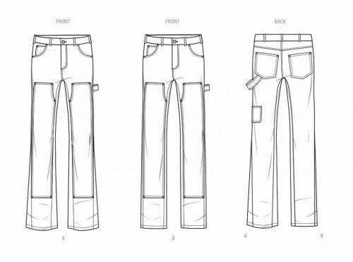 Know Me Sewing Pattern 2024, Trousers for Men, BB (44-46-48-50-52) - Intermediate
