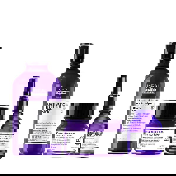 L'Oréal Professionnel&nbsp; Keratin Alpha Sleek Shampoo Mask Serum Set