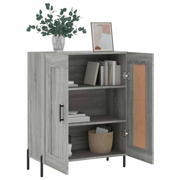 Berkfield Sideboard Grey Sonoma 69.5x34x90 cm Engineered Wood