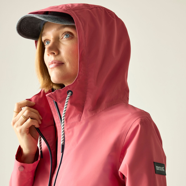 Regatta Womens Bayletta Grid Distress Waterproof Jacket - Slate Rose