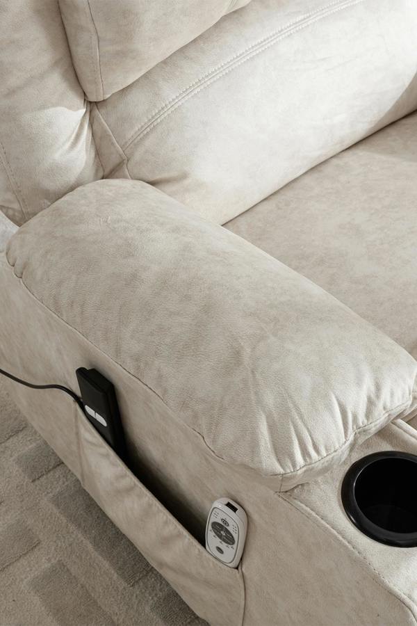 Living and Home Electric Single-Seat Recliner Chair with Heating & Massage Function