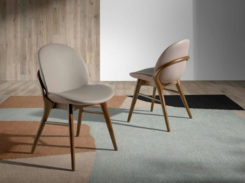 Angel Cerdá Dark Mink Leatherette Chair 4107