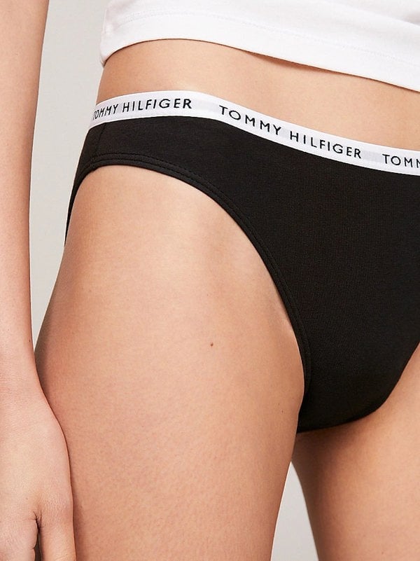 Tommy Hilfiger BIKINI 3 Pack Womens Briefs Black
