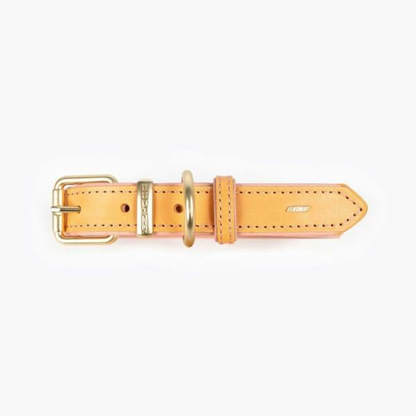 EzyDog Oxford Leather Classic Dog Collar in Pink
