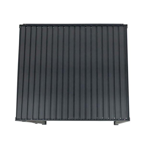Ocean Designs Tivoli 3m x 3m Grey Frame Wall Mounted Pergola