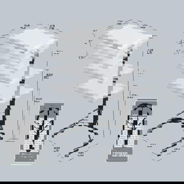 Gr8 Home Folding Laptop Table Sofa Bed Stand Computer Desk Game Driving Adjustable Tray