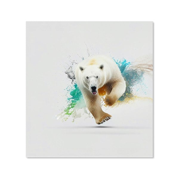 Warren Reed - Designer Charging Polar Bear Kitchen Splashback