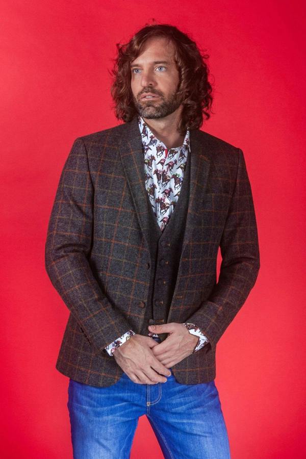 WOOL JACKET WITH SPITFIRE LINING - Claudio Lugli Shirts