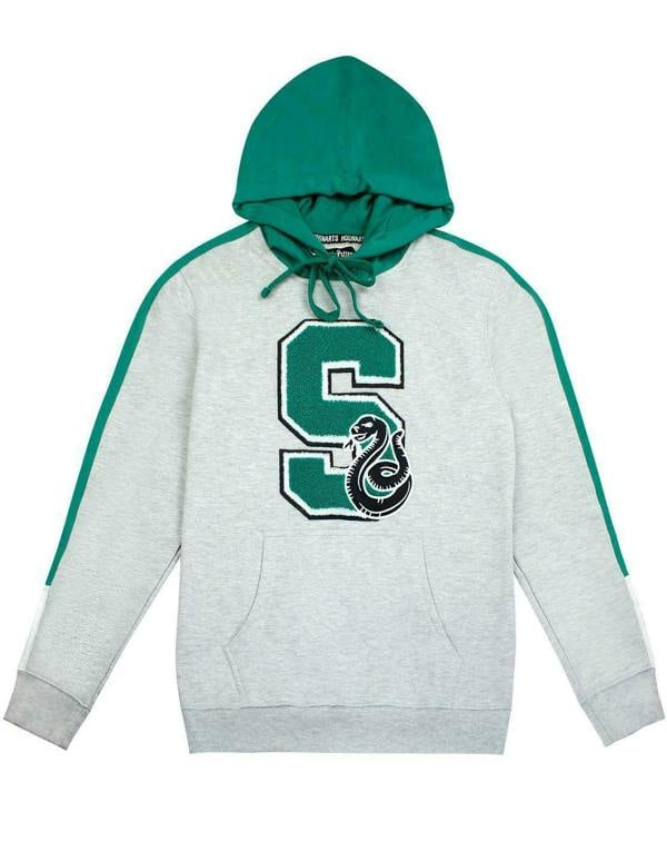 Harry Potter Unisex Grey Slytherin Hoodie