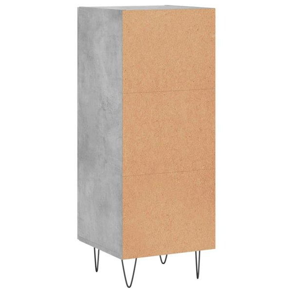 Berkfield Sideboard Concrete Grey 34.5x34x90 cm Engineered Wood