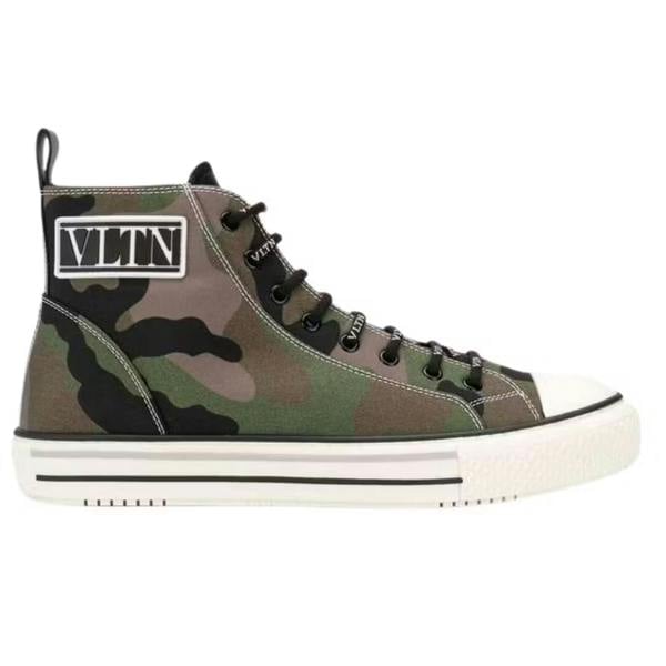 Valentino Camo Green Shoes Mens