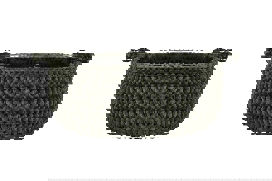 Small basket OLIVE GREEN - Zuri House