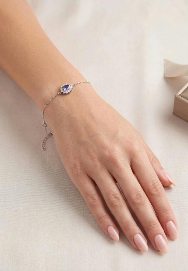 Latelita Phillippa Bracelet Tanzanite Silver
