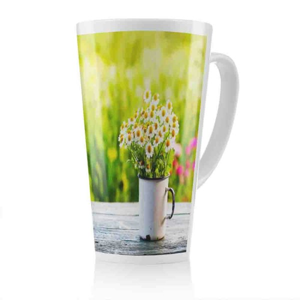 Benjamin Tate Design Spring Daisies Latte Mug