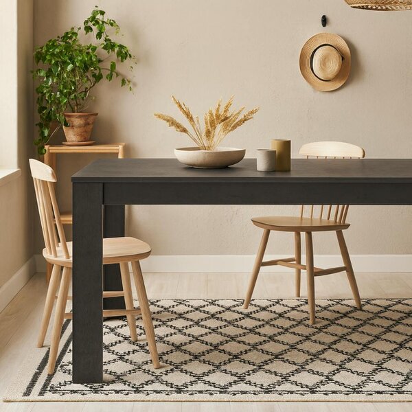Wyld Haus Nantes Extending Wood Effect Dining Table 160cm to 200cm