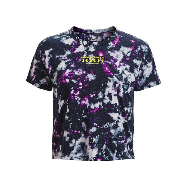 Under Armour Womens Run Trail T-Shirt - Purple/Midnight Navy/Aurora Purple