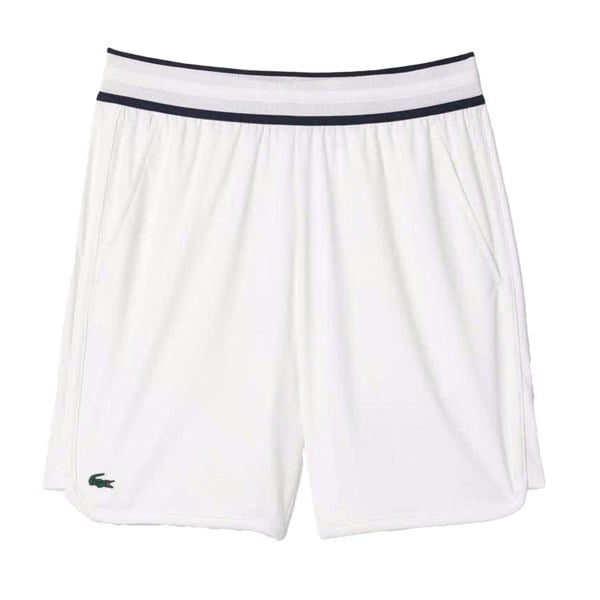 Lacoste Mens Daniil Medvedev Tennis Shorts - White