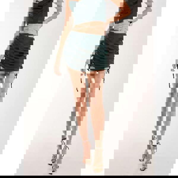 Pink Vanilla Diamante Tie Waist Skirt