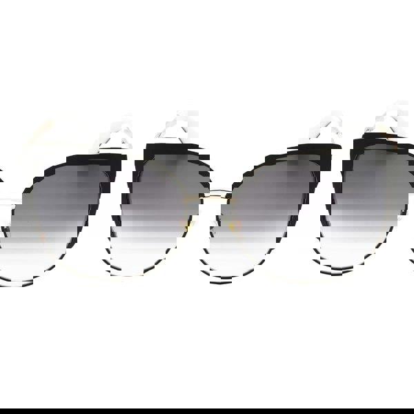 Kate Spade Genice/S 0RRC 00 Black Gold (F8 gray gradient lens) Sunglasses One Size