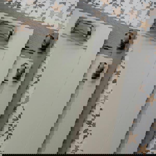 Handle & Home Antique Brass Round Knobs & Cup With Backplate