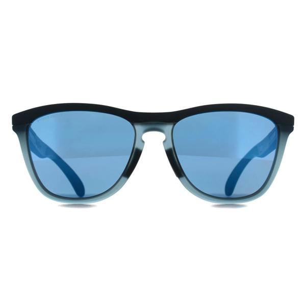 Oakley Sunglasses Frogskins Range OO9284-19 Matte Black Prizm Sapphire