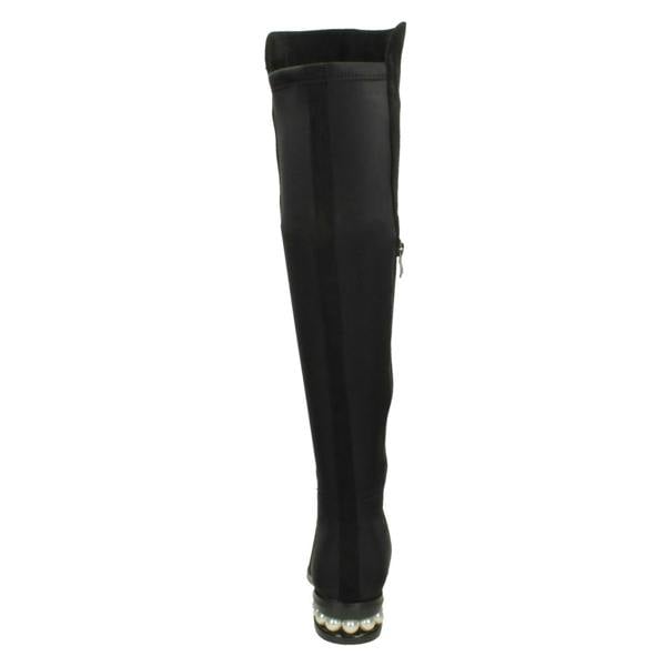 Spot On Ladies Spot On Over The Knee High Leg Boots
