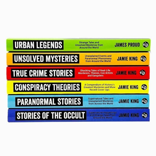 Jamie King 6 Book Set Paranormal Stories, True Crime Stories, Unsolved Mysteries & more