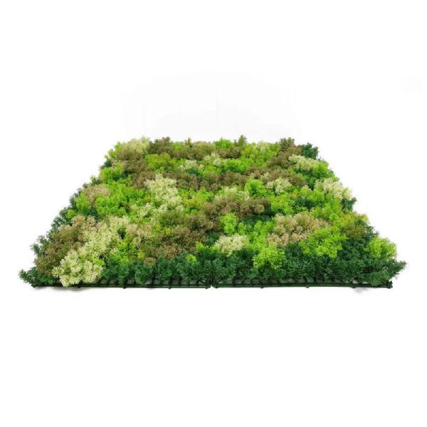 Artificial Moss Living Wall Panel 1m x 1m – Dark Green Hedge Mat