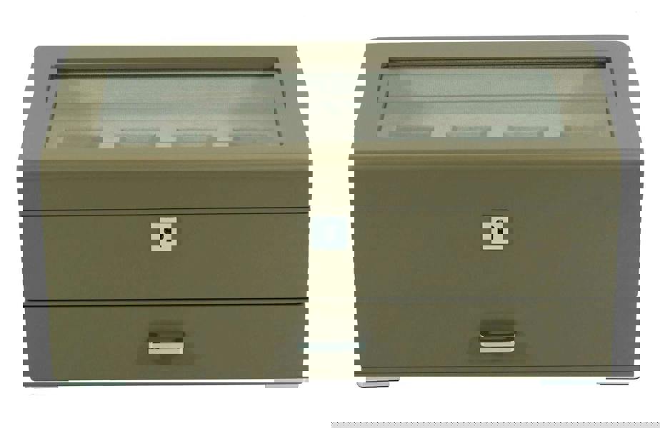 Kennett 4-Piece Wooden Watch Box with Drawer in Tan