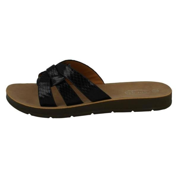 Spot On Ladies Spot On Knot Vamp Mules F00342