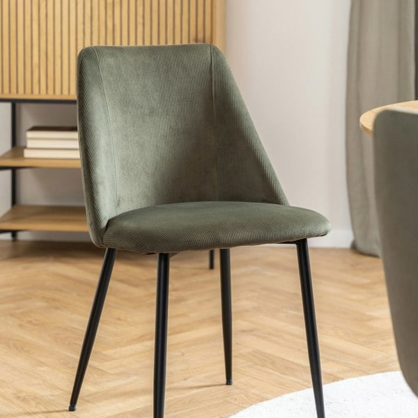 Furniture To Go Ines Dining Chair in Olive Green Set of 4