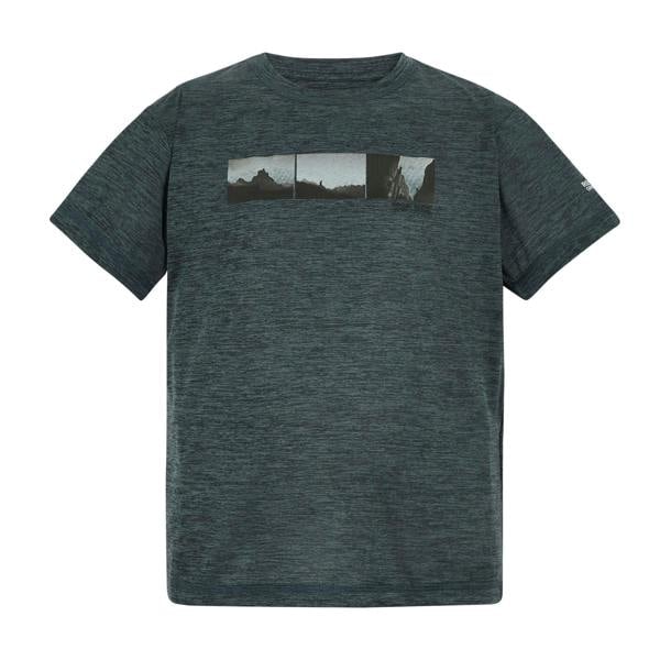 Regatta Childrens/Kids Alvarado Back Print T-Shirt - Dark Storm Marl - 