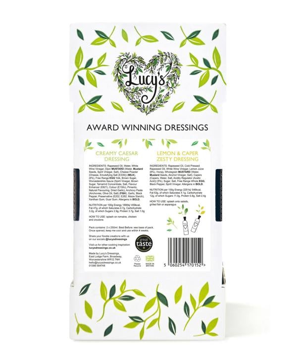 Lucy's Dressings Zesty Dressings Duo Gift Pack