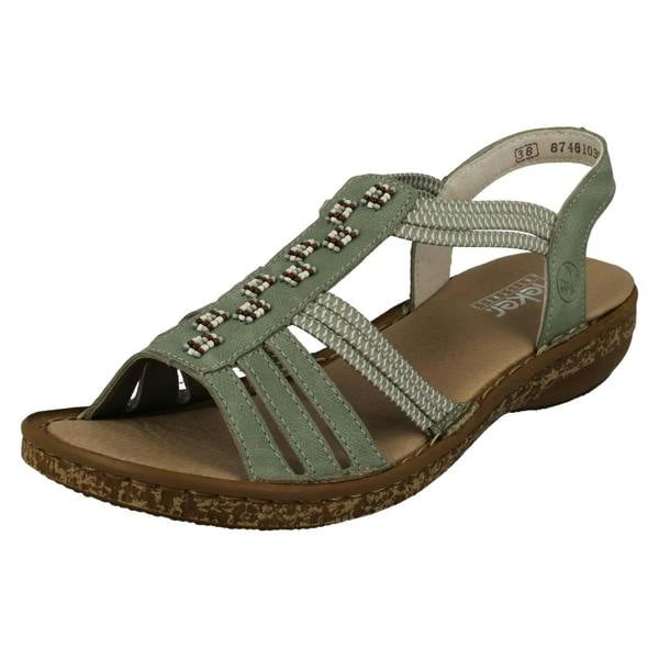 Rieker Ladies Rieker Casual Strappy Slip On Sandals 62855
