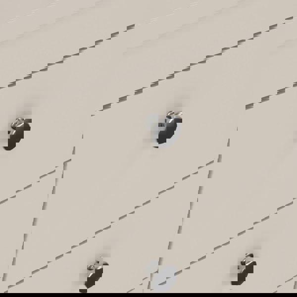 Furniture To Go Madrid Bedside Table 3 Drawers in Cashmere