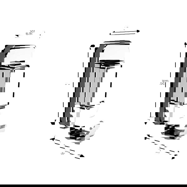 Showerdrape Pushloc Stainless Steel Suction Wall Mounted Robe Hook