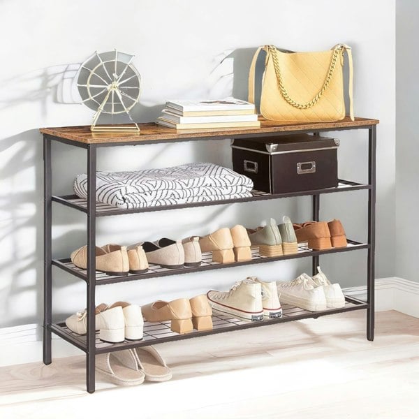 Rafaelo Mobilia 4-Tier Shoe Rack