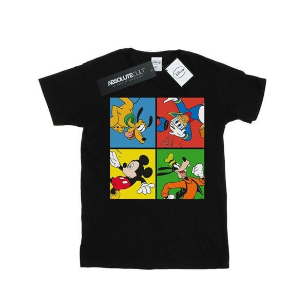 Disney Boys Mickey Mouse Friends T-Shirt - Black