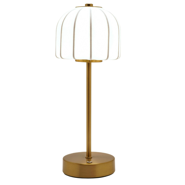 Hestia Soft Touch Shaded Bronze USB  LED Touch Table Lamp