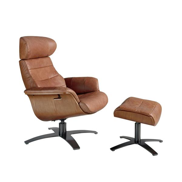Angel Cerdá Elegant leather ottoman 5084/5088