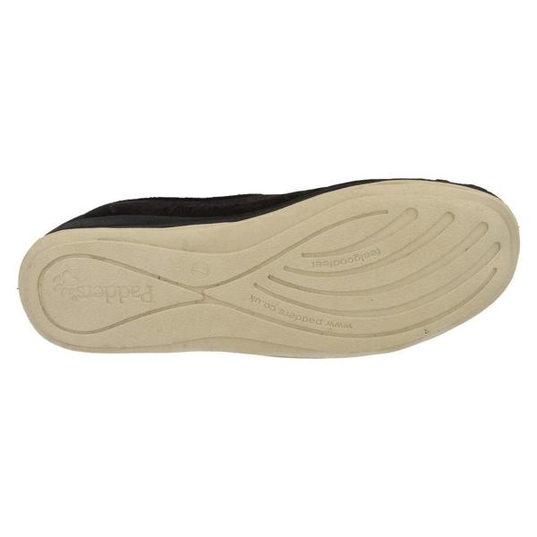 Padders Ladies Padders Wide Fitting Open Toe Slippers - Lydia