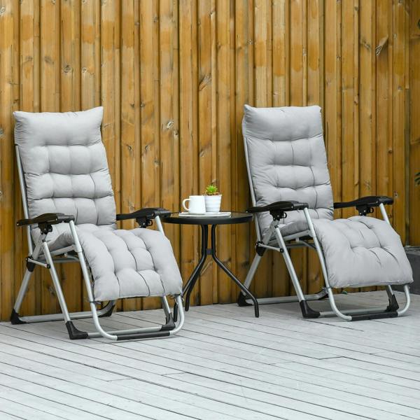 Outdoor Lounge Chair Set