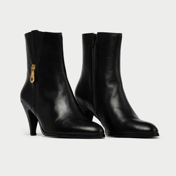 Calla Susie Boots - Black Leather