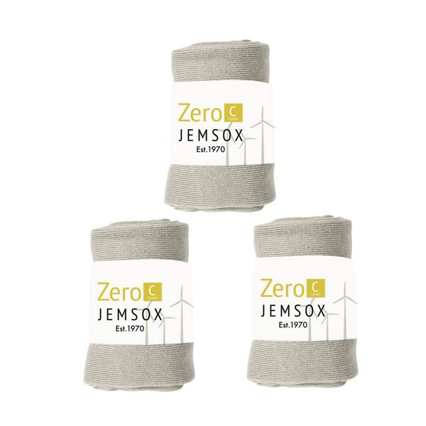 Jemsox Luxury Socks Multipack 3 Pairs / 5-Pairs Grey Plain Colour Men's Crew Socks Size 7-12