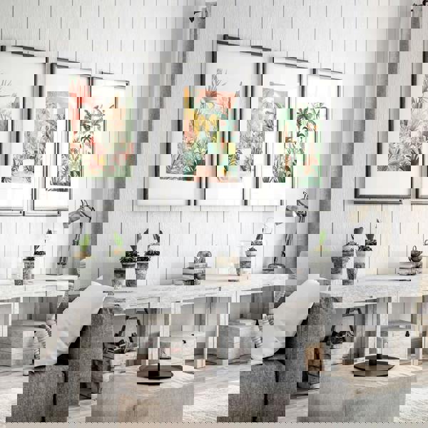 Large Canvas Wall Art For Living Room | Set of 3 Beach Decor Wall art Prints