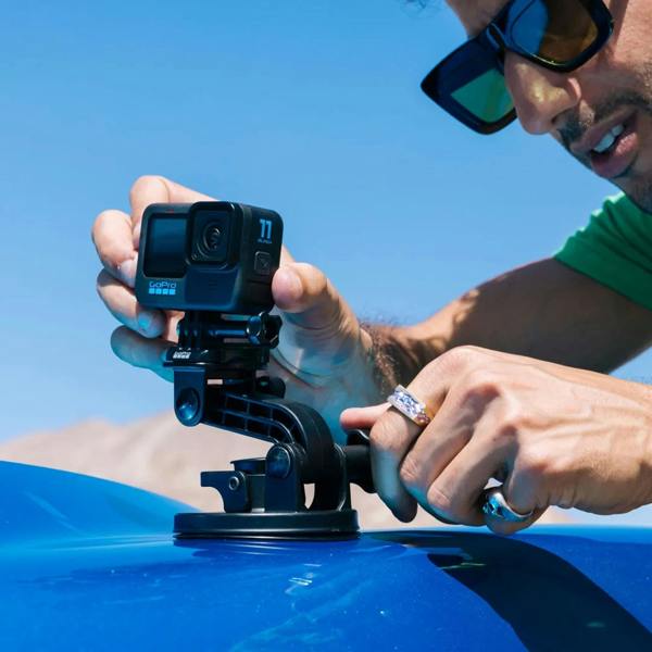 GoPro Suction Cup Mount Ideal for Cars, Boats, Motorcycles & More