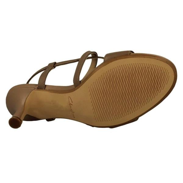 Clarks Ladies Clarks Strappy Heeled Sandals Amali Buckle