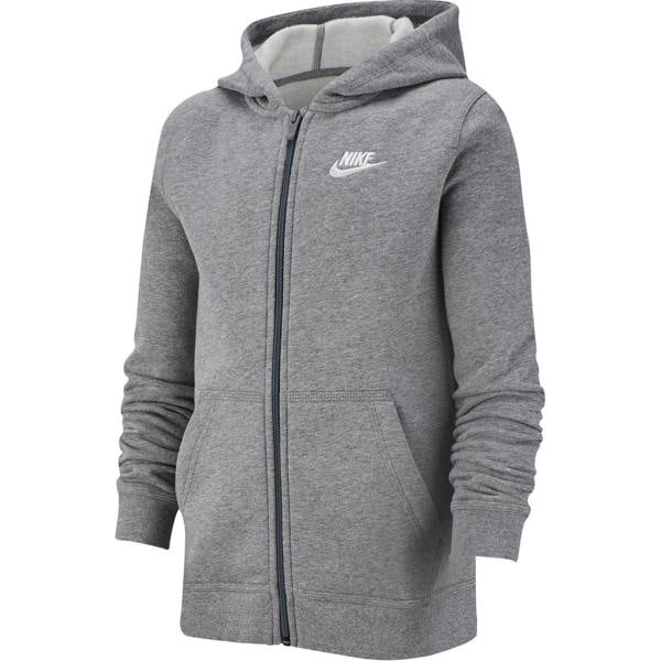 Nike Childrens/Kids Full Zip Hoodie - Grey - 