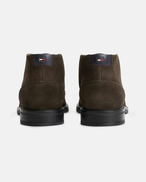 Tommy Hilfiger Corporate Dressy Suede Mens Lace Boots - Cocoa