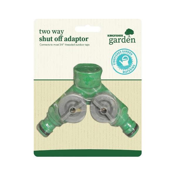 Kingfisher Two Way Shut Off Adaptor - One Colour - 